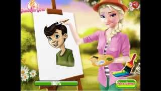 Frozen Elsa Drawing Teacher (Холодное сердце: Эльза учитель рисования) - прохождение игры