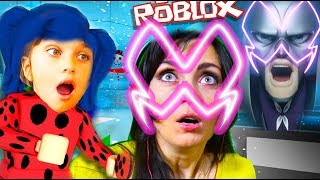 roblox БРАЖНИК забрал МАМУ Леди Баг СПАСАЕТ и Супер-Кот роблокс видео для детей детский летсплей
