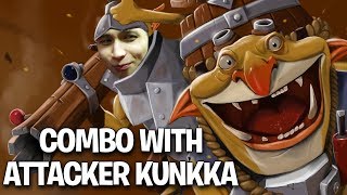 REAL ATTACKER KUNKKA IN MY STACK