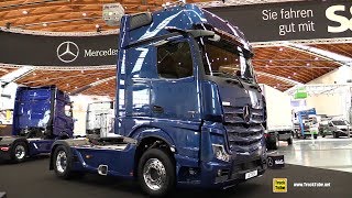 2020 Mercedes Actros 1853 truck - Exterior Interior Walkaround - 2019 Nufam Karlsruhe