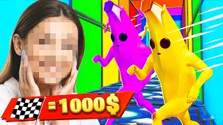 1000€ si PINK GAGNE ce DEATHRUN sur FORTNITE !