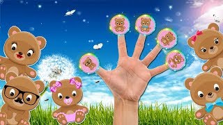 ❤【??Мишки. Bears】Семья пальчиков ✋ Finger Family Song ❤