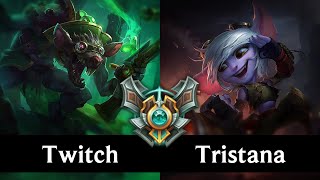 TWITCH vs TRISTANA (ADC) | EUW Master | Patch 8.1