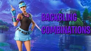 Fortnite Volley girl skin and backbling combos