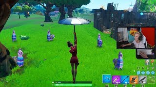 Winning fortnite using llamas only...
