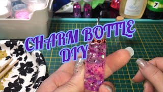 CHARM BOTTLE DIY ! Idee ! Schlüsselanhänger ! GLASS BOTTLE ! Action !