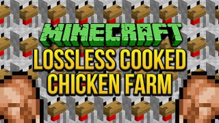 Minecraft: Lossless Cooked Chicken Farm Tutorial