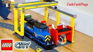 Lego City Cargo Train - Toy Unboxing, Building, Playing
