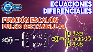 Función escalón y pulso rectangular | Funciones unitarias | Ecuaciones Diferenciales |¡Muy básico!