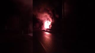 Пожар в Павлово Нижегородской области 12.11.2017