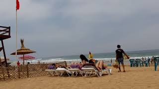 tanger achekkar plage BA-KASSEM  بطنجة شاطئ جميل ونقي يغري بالسباحة والسياحة