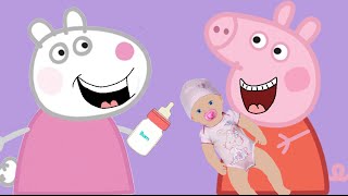 Свинка Пеппа# с Сьюзи распаковывают #КУКЛУ БЕБИ БОН ОНА ОЖИВАЕТ МУЛЬТИК