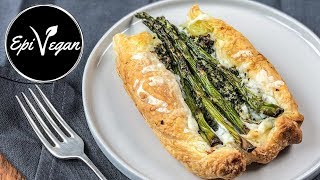 Quick vegan lunch ideas - Asparagus and pesto tart