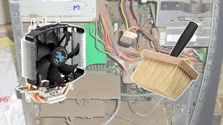 Чистка компа от пыли - БП и Zalman CNPS5X