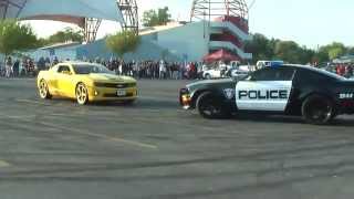 Police car join the Drift show