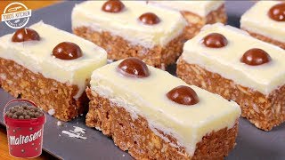 No bake Malteser Slices - How to make