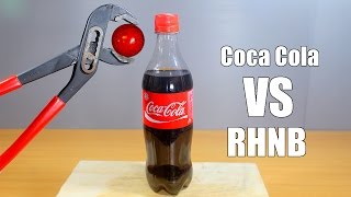 EXPERIMENT Glowing 1000 degree METAL BALL VS COCA COLA