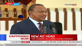 President Uhuru's speech at the AIC Milimani Church; Bishop Abraham Mulwa ordained new AIC head