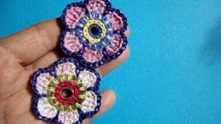 Crochet flower pattern, Цветы Вязание крючком 62