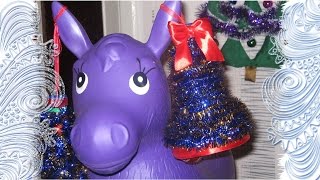 Новогодняя поделка из пластиковой бутылки. ✦ Как можно сделать новогодний колокольчик с ребенком.✦