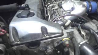 Mercedes w201 190e 190d 2.9 diesel  turbo 5cylinder  startup