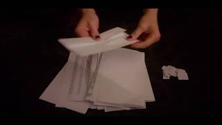 ASMR / Ripping Papers - 1/21/2020