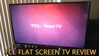 TCL Flat Screen TV 1080p Roku Smart LED