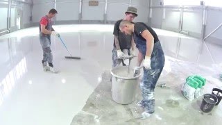 Самовыравнивающийся пол. Наливной пол. Секреты выравнивания. Заливка пола 2