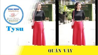 Hướng dẫn cắt may TysuShop số 884: Quần Váy