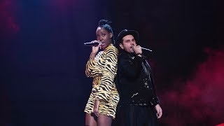 Jemima Hicintuka & Joakim Jakobsson sjunger Never forget you i Idol 2017 - Idol Sverige (TV4)