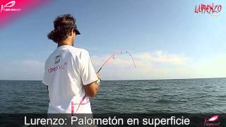 Espetron de Lurenzo Lures: Pesca de Palometon en superficie