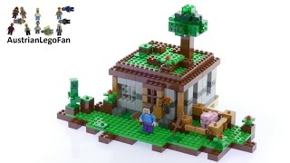 Lego Minecraft 21115 The First Night - Lego Speed Build Review