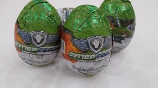 Шоколадные яйца Супергерои Самолеты / Chocolate eggs Superheroes Aircraft