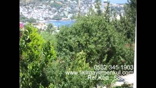 Bodrum türkbükü satılık triplex villa yazlık