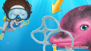 Sweet Baby Girl Summer Fun club Dolphin Care Makeup Dress Up