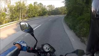 Kawasaki Z750 Mountain pass Straza