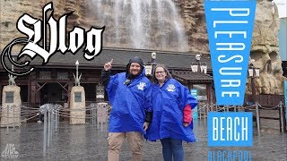 Freizeitpark am Strand mit viel Regen - Blackpool Pleasure Beach & South Pier - Vlog