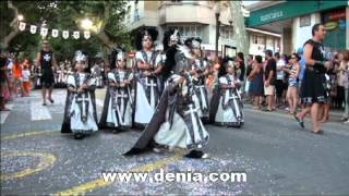 Moros y Cristianos Dénia 2012: Desfile Infantil Filà Guerrers Hospitalaris