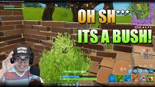 NEW FULL BUSH COSTUME GAMEPLAY - LEGENDARY IN GAME ITEM (FORTNITE BATTLE ROYALE)