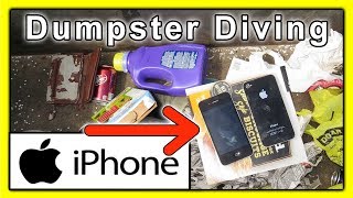 Found 2 Apple iphones Dumpster Diving #172
