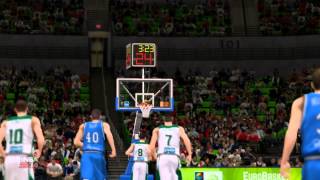 FIBA 2k14 Marco Belinelli 3pt shot!