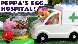 Peppa Pig Accident Paw Patrol Hospital Set Rescue Toys Kinder Surprise Eggs & Disney Frozen