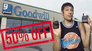 Goodwill 1/2 Off Day Thrift Haul - Clothing, Gamecube, Books, Audio Equipment