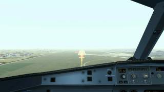 【FSX】AIRBUS A319 GERMANWINGS LANDING MUNICH | FOGGY | HD