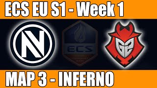 Team EnVyUs vs G2 eSports | Map 3 (Inferno) | Week 1 ECS EU Season 1 2016 CS:GO