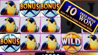 ★$8.80 Max Bet ★Longhorn Jackpots Slot Machine Bonus Won & Big Win Line Hit | Progressive Pick Bonus