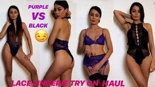 LACE LINGERIE TRY ON HAUL | EBAY