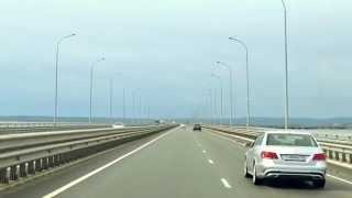 Проезд по низководному мосту "Де-Фриз"г.Владивостока.19.05.15г./И.Жабский/
