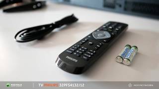 Распаковка: телевизор Philips 32PFS4132/12 из Rozetka