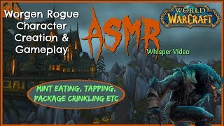 ASMR | Worgen Rogue Character Creation & Level Boost | A World of Warcraft Whisper Video